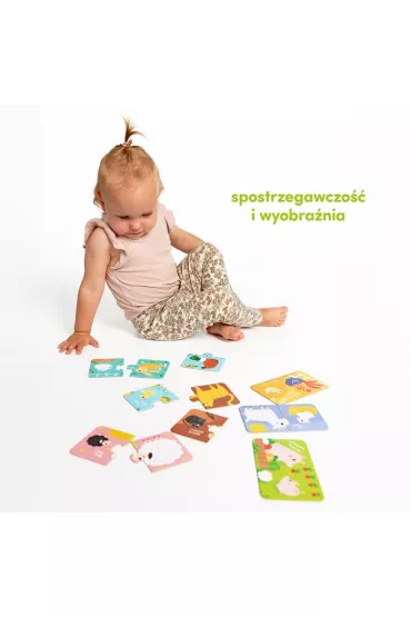 CzuCzu Zwierztka z gospodarstwa Puzzle do pary Bright Junior Media