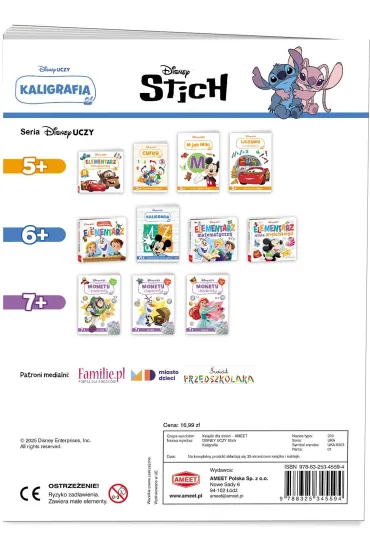 Disney uczy. Stitch. Kaligrafia