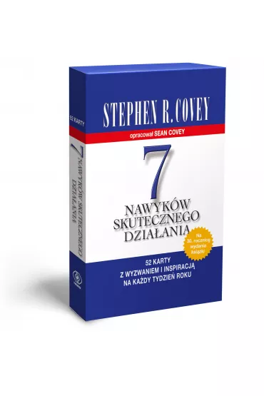 7 nawyk�w skutecznego dzia�ania. 52 karty z wyzwaniem i inspiracj� na ka�dy tydzie� roku - Stephen R. Covey