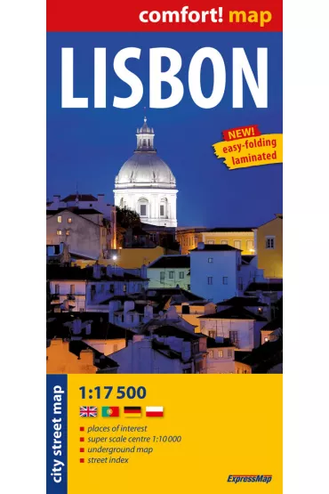 comfort!map Plan miasta Lizbona 1:17 500