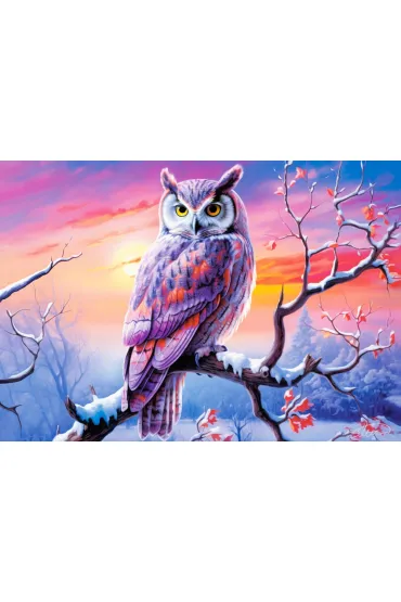 Puzzle 500 el. Owl`s Perfect Evening Castorland