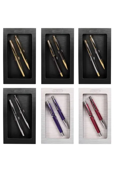 Cresco Zestaw: Pi�ro + d�ugopis Elegant Gift Box, 1 szt