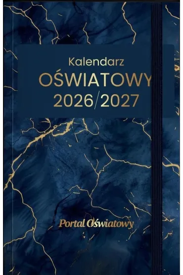 Kalendarz 2026/2027 o�wiatowy ciemny