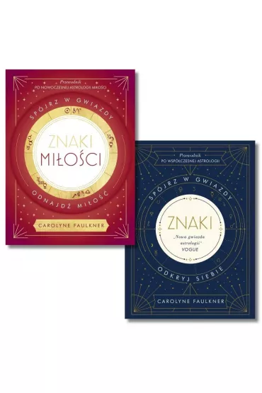 Pakiet Znaki i Znaki mi�o�ci. Przewodniki po wsp�czesnej astrologii - Carolyne Faulkner