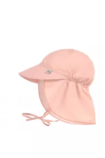 Lassig Czapka przeciwsoneczna z daszkiem i oson karku UV80 Splash & Fun pink, rozm. 50/51