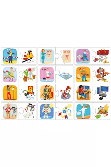 Puzzle Zawody i atrybuty Adamigo