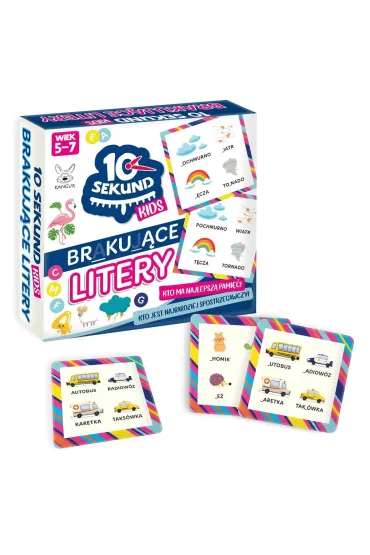 10 Sekund Kids Brakuj�ce Litery