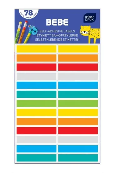 BEBE Friends Etykiety samoprzylepne Bebe Kids 78 szt.