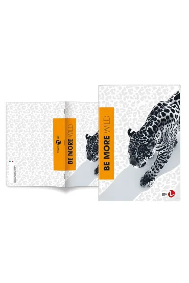 Koh-I-Noor Zeszyt A4 Be More Wild w kratk� 72 strony 100g. 1szt.mix