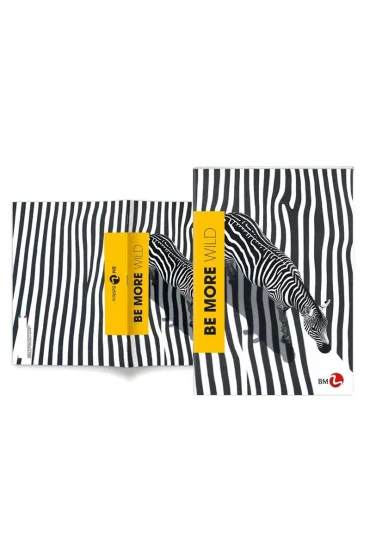 Koh-I-Noor Zeszyt A4 Be More Wild w kratk� 72 strony 100g. 1szt.mix