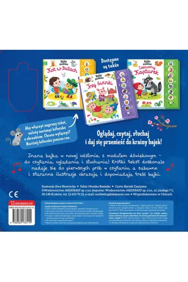 Kopciuszek. Naci�nij i pos�uchaj! Bajka d�wi�kowa - Monika Basiejko
