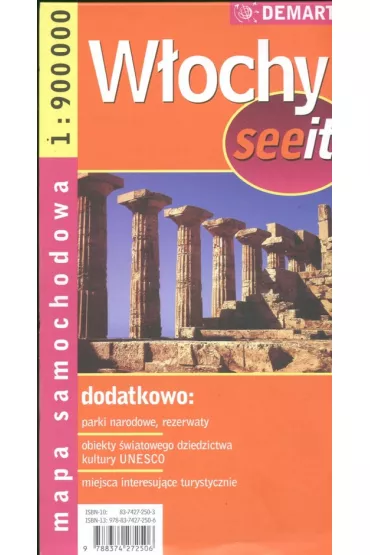 W�ochy seeit - mapa samochodowa 1:900tys. demart