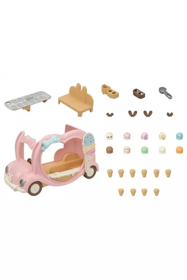 Sylvanian Wesoy samochd z lodami