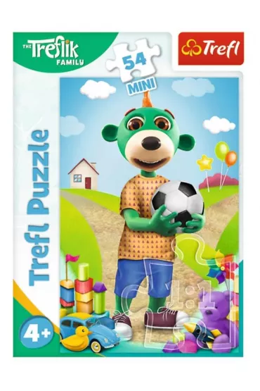 Puzzle mini 54 el. Weso�y �wiat Treflik�w 2