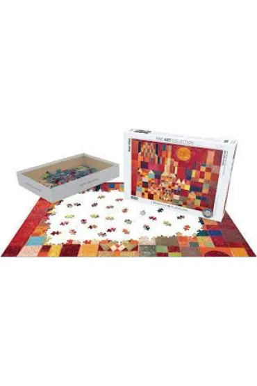 Puzzle 1000 el. Castle and Sun by Paul Klee Eurographics