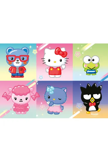 Puzzle dla dzieci 2x24 el. Hello Kitty Ravensburger