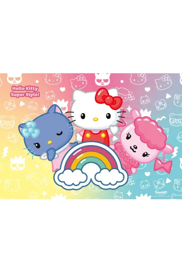 Puzzle dla dzieci 2x24 el. Hello Kitty Ravensburger