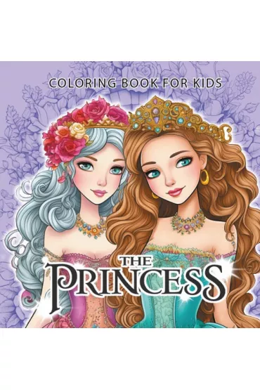 Kolorowanka usztywniana The Princess Ksi�niczki niebieska