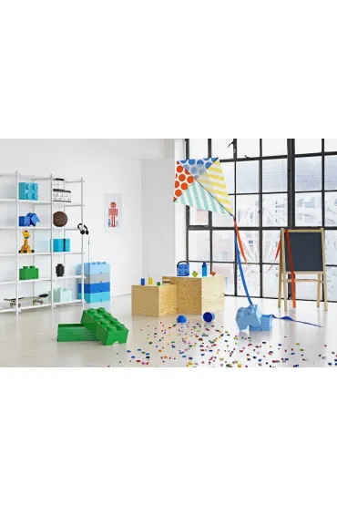 Pojemnik klocek LEGO Brick 8 Ciemnoszary