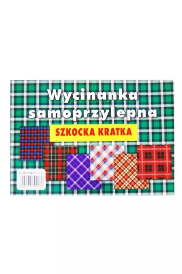 Cormoran Wycinanka samoprzylepna A4 szkocka kratka