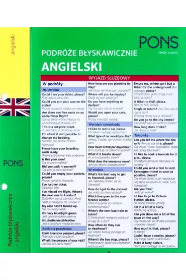 B�yskawicznie podr�e angielski PONS