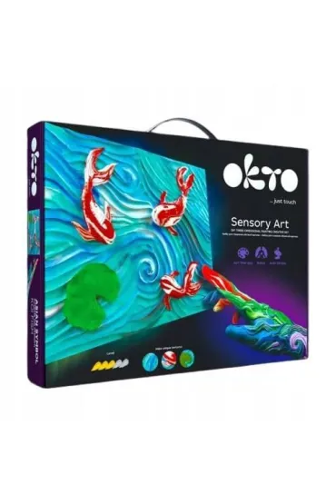 Sensory Art Okto Zestaw kreatywny - Karpie koi 30x40 cm