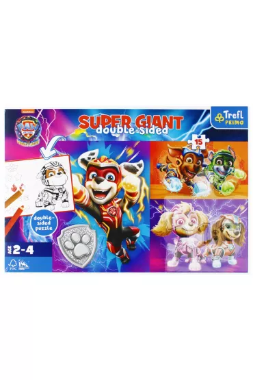 Puzzle 15 el. Giant Wspania�a dru�yna Trefl