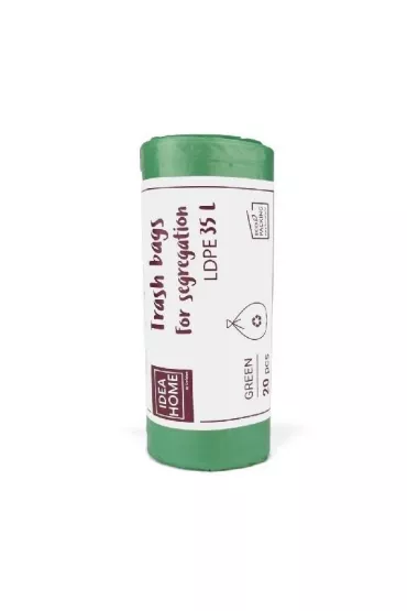 Idea Worki na �mieci 35L zielone 20 szt.