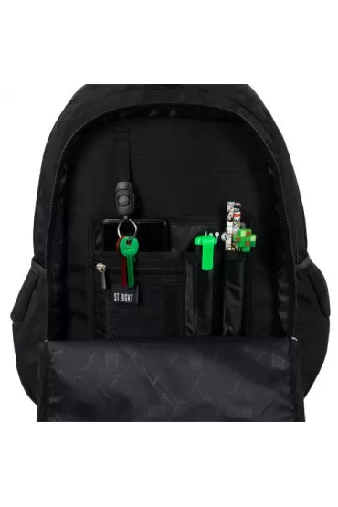 St. Majewski Plecak 3-komorowy BP73 St.Black