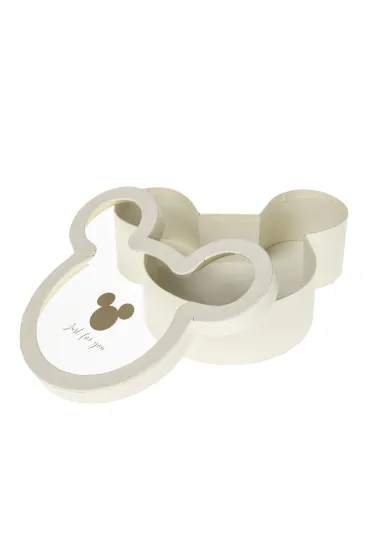 Rozette Pude�ko Flower Box Micky small kremowy
