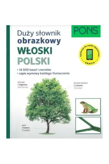 Du�y s�ownik obrazkowy W�oski  PONS