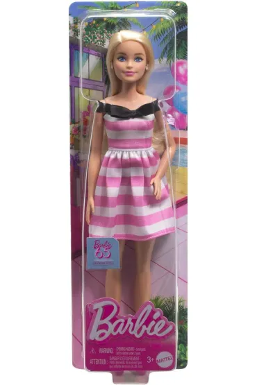 Barbie lalka blond 65 rocznica Mattel