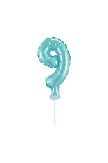 Godan Balon foliowy na patyczku BC-5BL9 Cyfra 9
