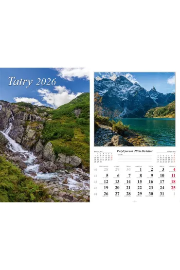 Kalendarz �cienny 2026 Tatry