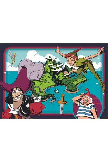 Puzzle 2x60 el. SuperColor. Disney Classic Clementoni