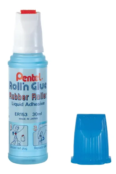 Pentel Klej do papieru z gumow� rolk� 30 ml