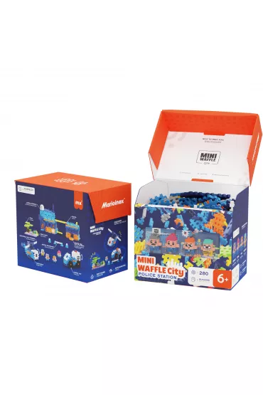 Klocki Mini Waffle City: Posterunek Policji