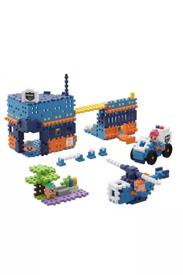 Klocki Mini Waffle City: Posterunek Policji