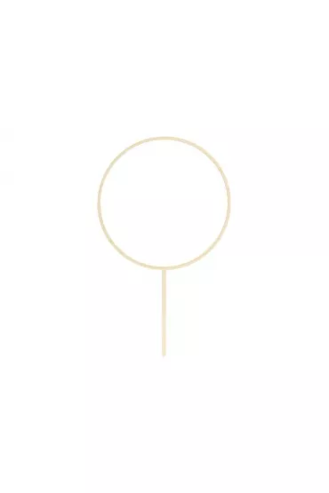PartyDeco Topper drewniany Obr�cz 24.5cm