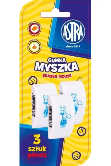 Astra Gumka myszka 3 szt.