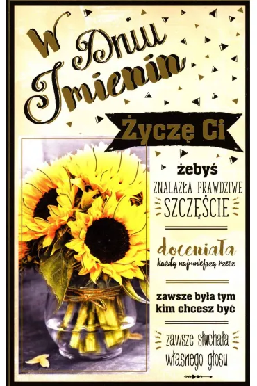 AbCard Kartka okoliczno�ciowa Imieniny IM06
