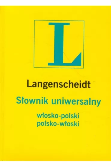 Langenscheidt S�ownik uniwersalny w�os-pol pol-w�os. Oprawa flexi - Joanna K�osowska
