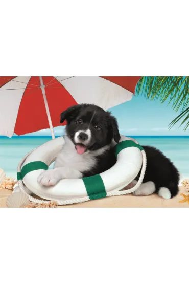 Puzzle 104 el. SuperColor. Sunny Beach Clementoni