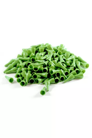 Pionki do gry plastik zwyk�e - zielone - 100 szt.