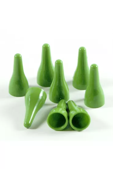 Pionki do gry plastik zwyk�e - zielone - 100 szt.