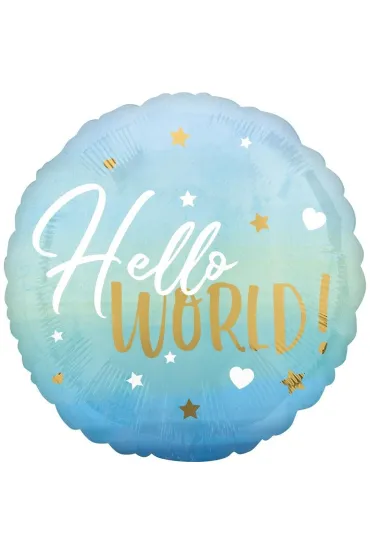 Amscan Balon foliowy Hello World