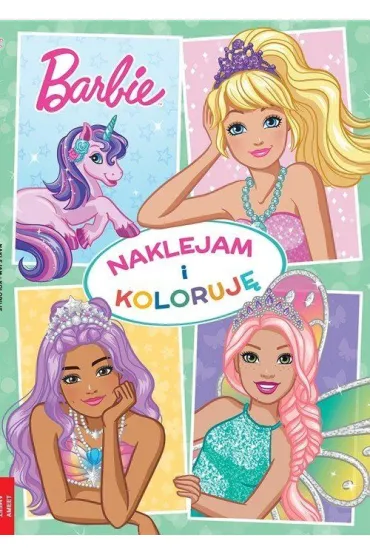 BARBIE DREAMTOPIA. NAKLEJAM I KOLORUJ� AMEET NAK-1402