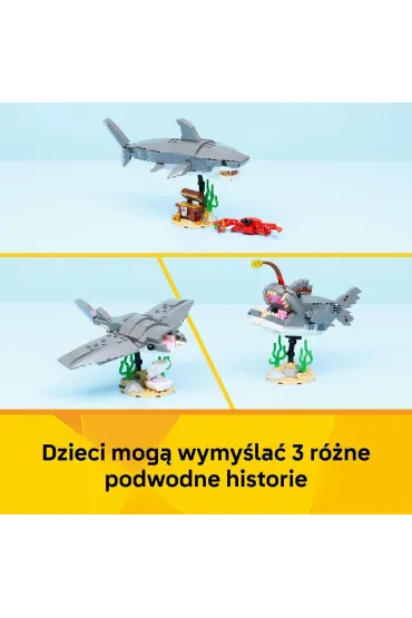 LEGO Creator Gro�ny rekin i skrzynia ze skarbem 31381