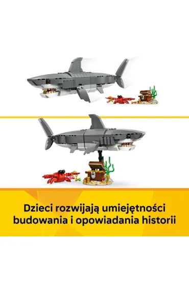 LEGO Creator Gro�ny rekin i skrzynia ze skarbem 31381
