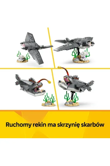 LEGO Creator Gro�ny rekin i skrzynia ze skarbem 31381